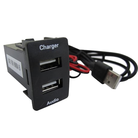 USB2ポート(充電用 音楽中継用) スペアホールキット / ホンダBタイプ / 互換品