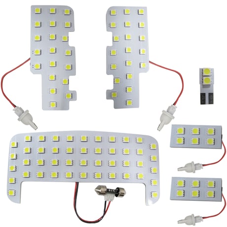 カローラ 210系 (R1.9～) / LED ルームランプセット / 6ピース / 合計100発 SMD / 白 互換品