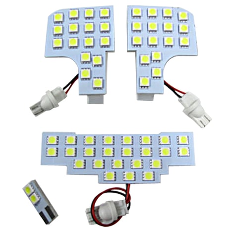 ムーヴ ムーヴカスタム / LA150 LA160 / ルームランプセット / 4ピース / SMD 合計58発 / 互換品 ムーブ