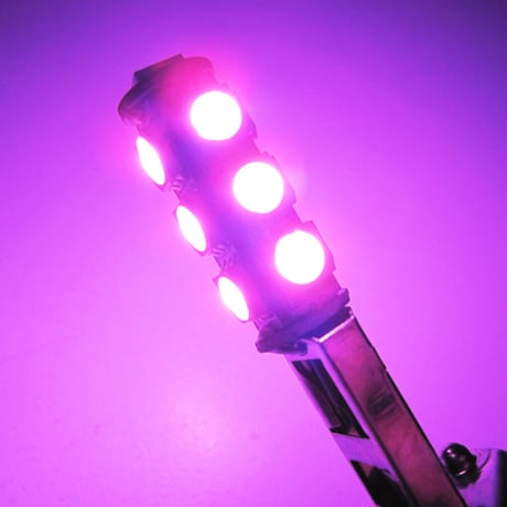 H1 / LEDフォグランプ / 3チップSMD / 13連 / ピンク / 2個セット / 互換品