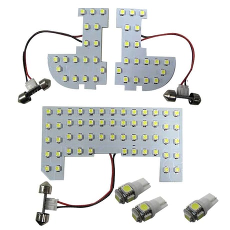 N-BOXスラッシュ (JF1/JF2) / ルームランプセット / 6ピース / SMD 合計105発 / LED 互換品