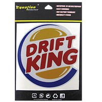 mj194 / DRIFT KING　ステッカー / シール　/ 97×93mm / 互換品