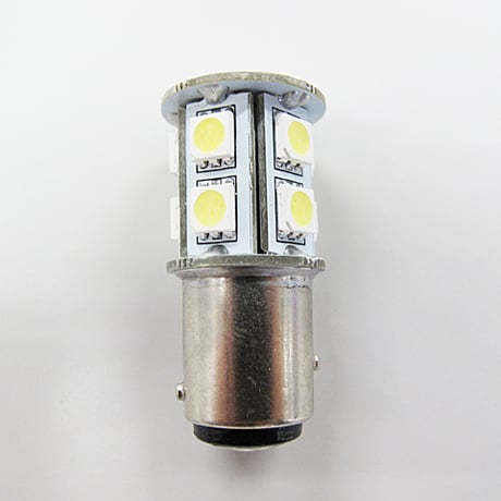 S25 / 180° /  3チップ SMD / 13連 / ダブル球 / ホワイト 白  / 2個セット / LED /互換品