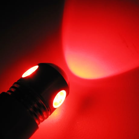 24Ｖ用 /T20 / 9.5W搭載  / ダブル球 / 赤 / 2個/ LED / CREE製 / ストップ等/互換品