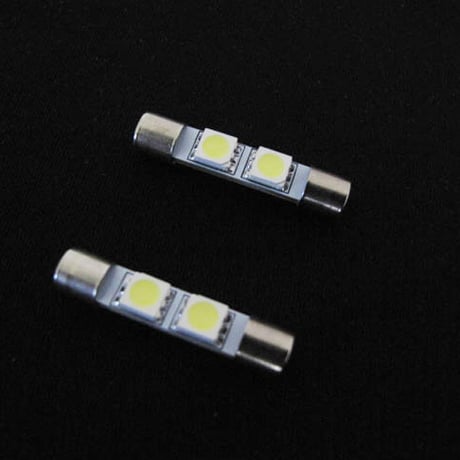 T6.3 / 31mm / SMD / 2連 / 白 / 2個セット / LED / バニティーミラー等に / 互換品