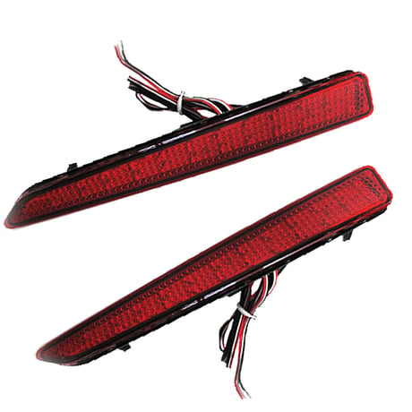 LEDリフレクター/ レッドレンズ  / タント ・ タントカスタム (LA600) / 左右2個セット / ダイハツ / 互換品