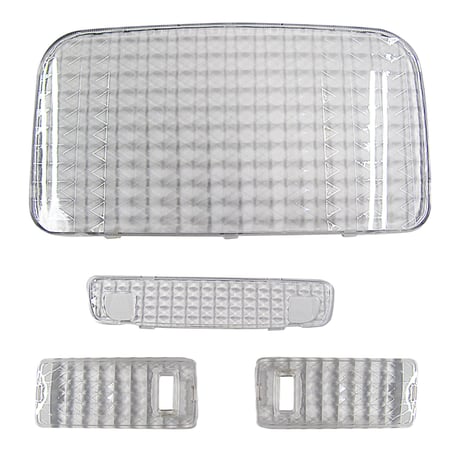 クリスタルカットルームランプレンズカバー/200系ハイエース 1～3型/スーパーGL/H16.8～H25.11/4p/互換品