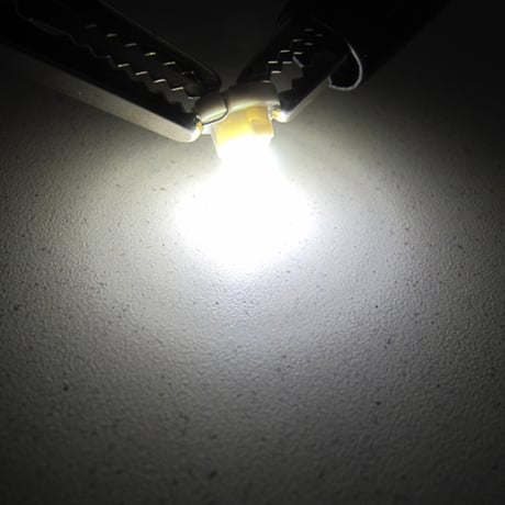 T3 / 1発 / 360度全面発光型 / 白 ホワイト / 2個/ LED / 12V用 / エアコン・メータ球 / 互換品