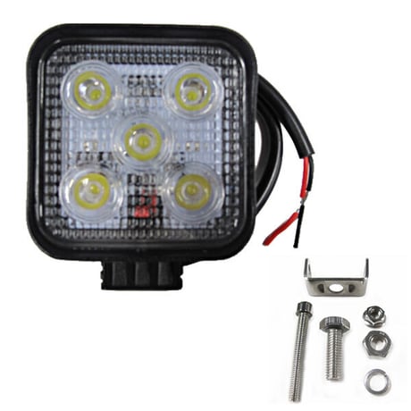 LEDワークライト / (15W　角型)  / 小型タイプ (85x84mm) / 作業等 / 高輝度LED5個搭載 / 互換品
