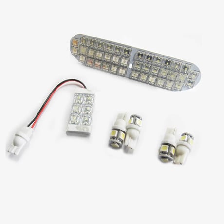 アクア NHP10系 (前期) / ルームランプセット / 6ピース / 総合計66発 /46FLUX+20SMD/LED 互換品