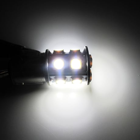 S25 / 180° /  3チップ SMD / 13連 / ダブル球 / ホワイト 白  / 2個セット / LED /互換品