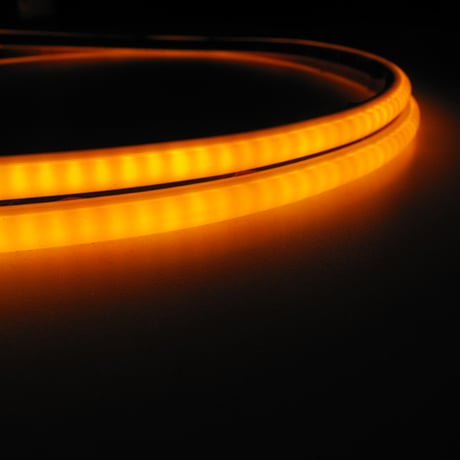 【互換品】シリコンチューブLED / LED120発ｘ2本セット / (アンバー) / 60cm / 送料無料 / le371