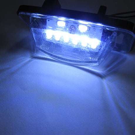 ダイハツ車用 汎用 / ライセンスランプ / 1個  / 白 /  アッセンブリー交換タイプ / 8SMD / 互換品