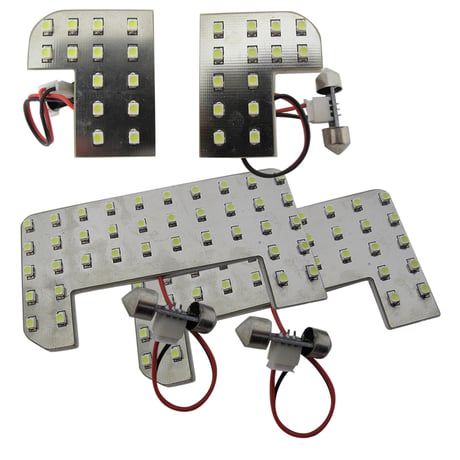 フリード (GB3/4型) / ルームランプセット / 4ピース / SMD 合計104発 / 白/ LED /互換品