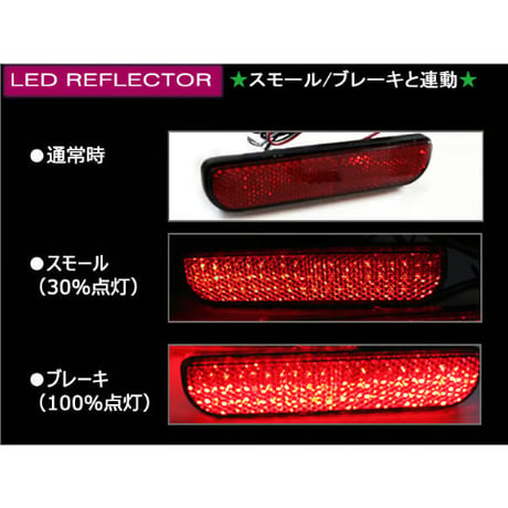 LEDリフレクター (レッドレンズ)  / キャリー (DA16T) / スズキ / 互換品