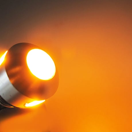 24Ｖ用 /S25 / 9.5W搭載 / シングル球 / 180°/オレンジ/ 2個セット/ LED/ CREE製 / 互換品