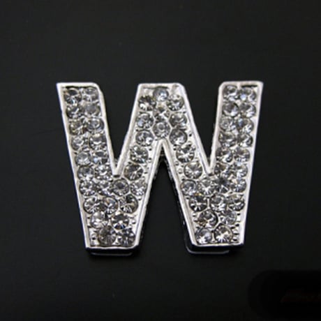 クリスタル / 立体３Ｄ 文字エンブレム / ２～10文字セット / 互換品