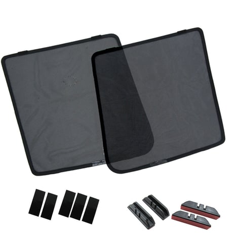 メッシュカーテン / サンバートラック (TT1 TT2) 互換品 / 運転席・助手席 2枚セット /S46-2/メッシュシェード