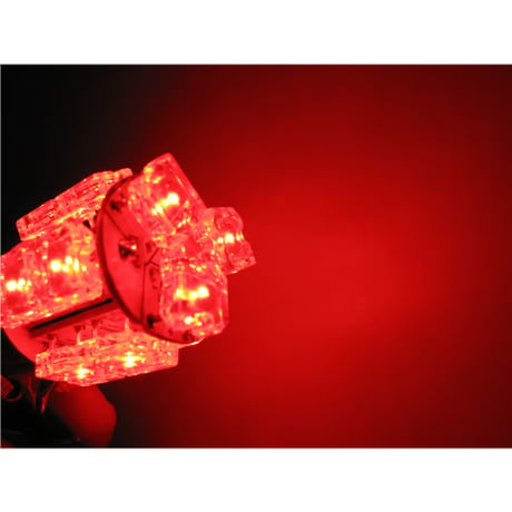 S25 / FLUX / 13連 / シングル球 / 180° / 赤 レッド / 2個セット / LED / 12V / 互換品