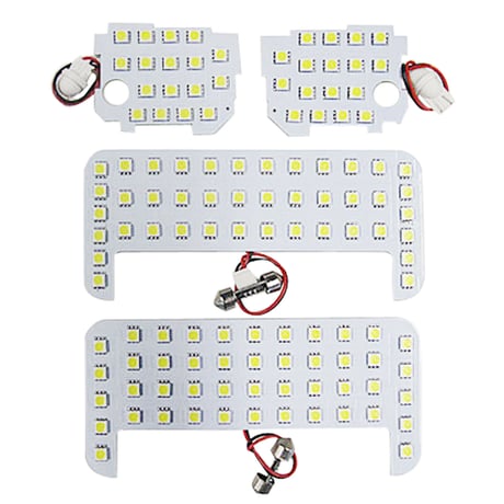 FJクルーザー / GSJ15W /H22.10～ / ルームランプセット / 4ピース / SMD 合計122発/LED 互換品