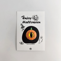 手作り作品★ハロウィンジュエリー★パンプキンヘッドリング【期間限定】