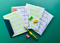 Grid #2 Grid Letter Paper Set