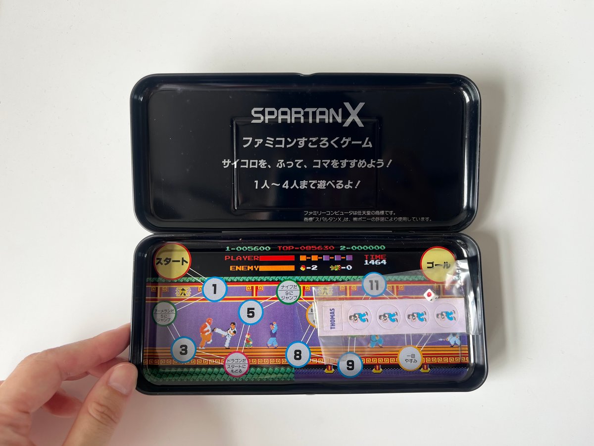 ファミコン缶ペン「スパルタンX」 | ink stain online store