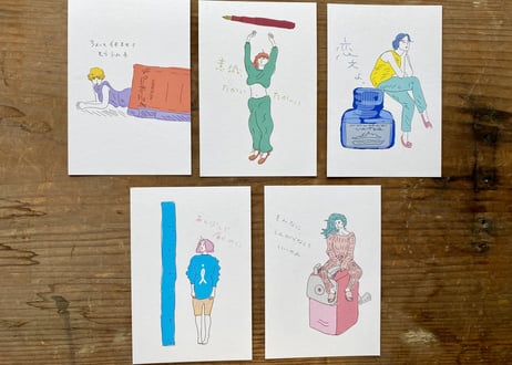 Original Post Card　-文具乙女編-