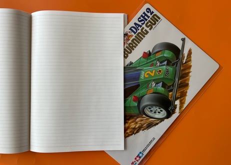 DASH2 BURNING SUN Writing Pad