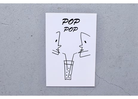 POP POP POSTCARD 3P ”BOYS”