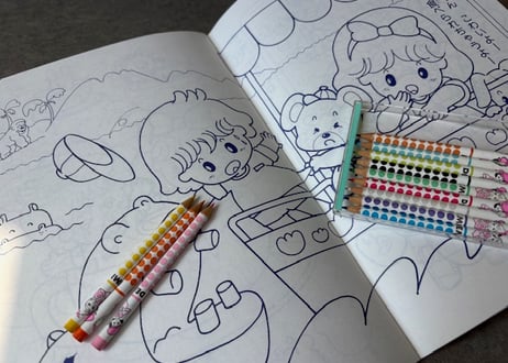 1980s"マープル&マイン"ぬりえ