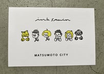 インステキャラ勢ぞろいpost card