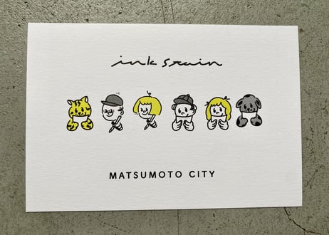 インステキャラ勢ぞろいpost card