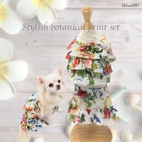 カジュアルデザインワンピース 犬 猫