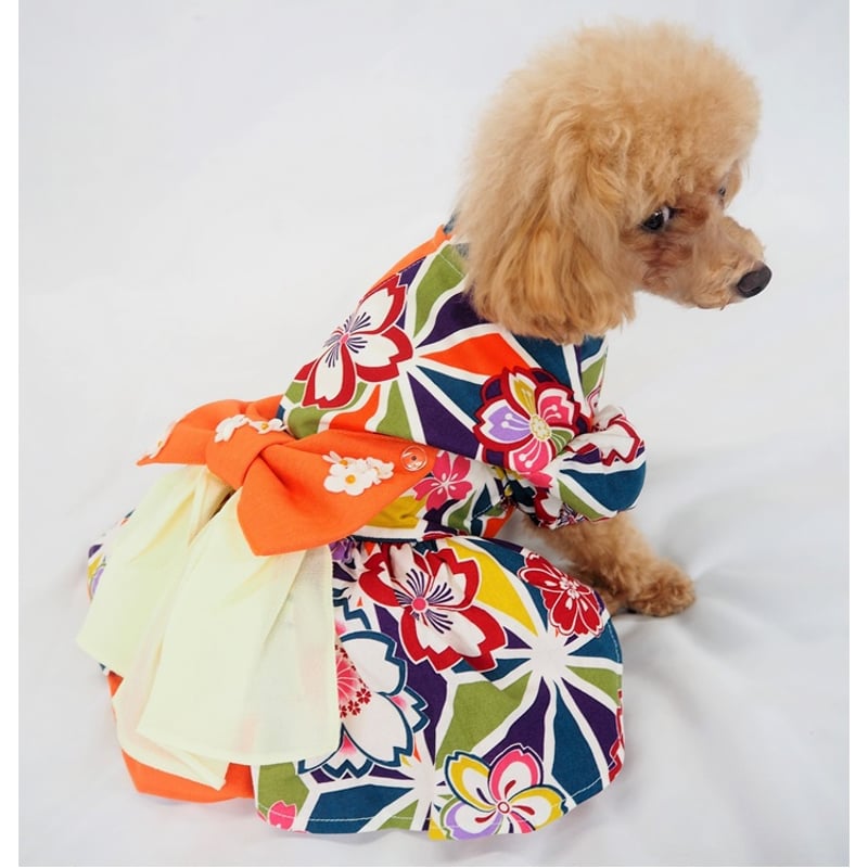 和柄ワンピース 犬 猫 | LEAandRIO 和柄ワンピース 犬 猫 | LEAandRIO