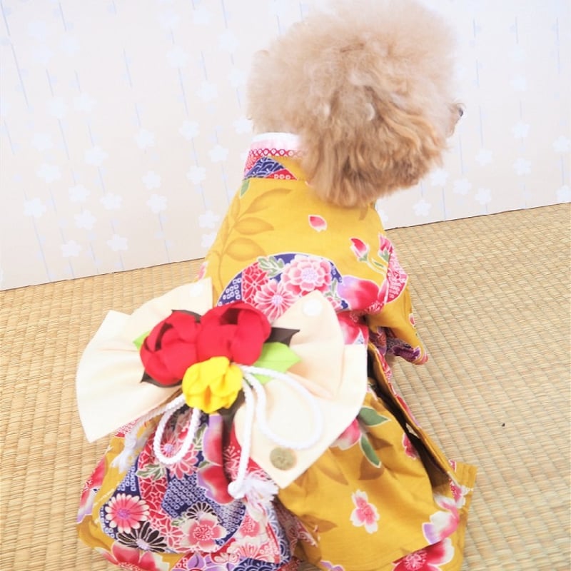 着物風ワンピース 犬 猫 | LEAandRIO 着物風ワンピース 犬 猫 | LEAandRIO