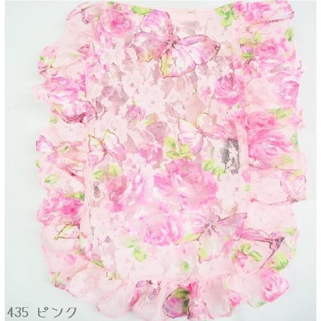 花柄シースルートップス 犬 猫