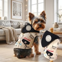パーカー風ハーネス＆リード 犬 猫