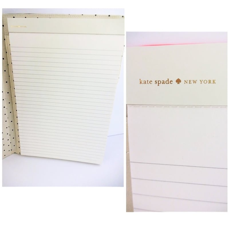 【サーモンピンク】ノートカバー&amp;ノート 手帳 kate spade 73 74 kate spade NEW YORK - 【サーモンピンク】ノートカバー&ノート 手帳