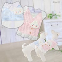 重ね着風トップス 犬 猫