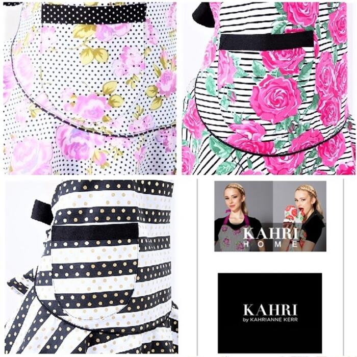 フラワープリントエプロンセット　KAHRI KAHRI HOME - カーリ ホーム エプロン | LEAandRIO