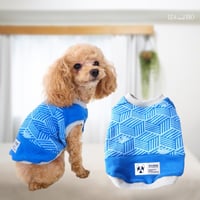 幾何学模様トップス 犬 猫