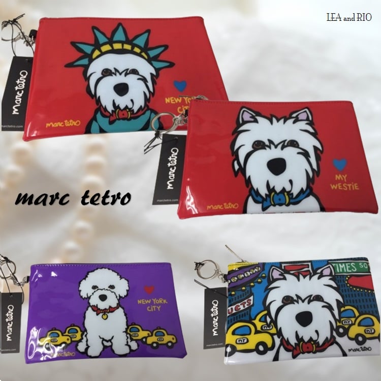 marc tetro マークテトロ　ポーチ　BICHON 犬 marc tetro マークテトロ ポーチ | LEAandRIO