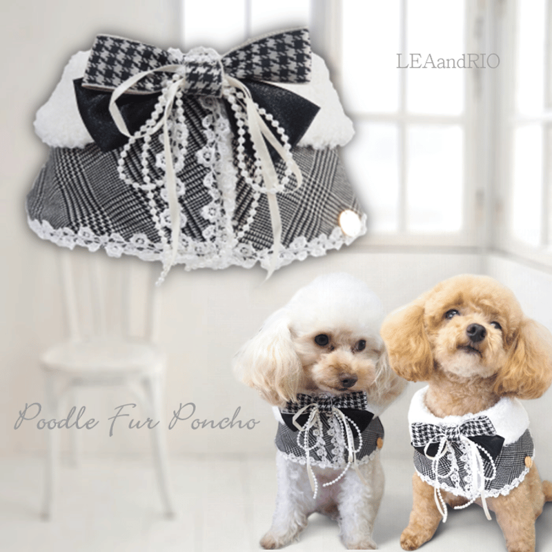 プードルファーポンチョ 犬 猫 | LEAandRIO