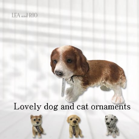 オブジェ dog cat