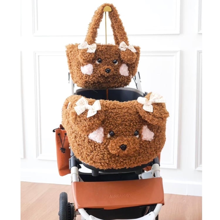 ハンドメイドバッグ(プードルモチーフつき) プードルモチーフトートバッグ | LEAandRIO