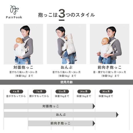 【暑さ対策フェアー】抱っこひも＜コンパクトタイプ＞