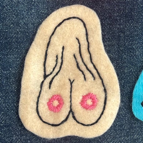 BOOBS BALLS 刺繍 (each one)