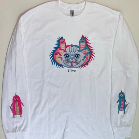 catdinosaur long sleeve shirt