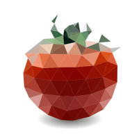 ローポリゴンベクターグラフィック（SVG）　トマト